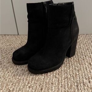 Sam Edelman Black Heeled Boots